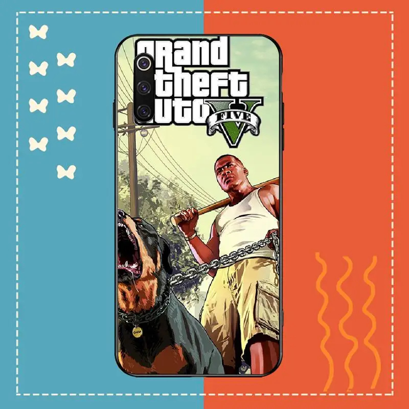 Популярный чехол для телефона PENGHUWAN Grand Theft Auto GTA 5 DIY с рисунком Bling Xiaomi Mi9 9SE 8SE Pocophone