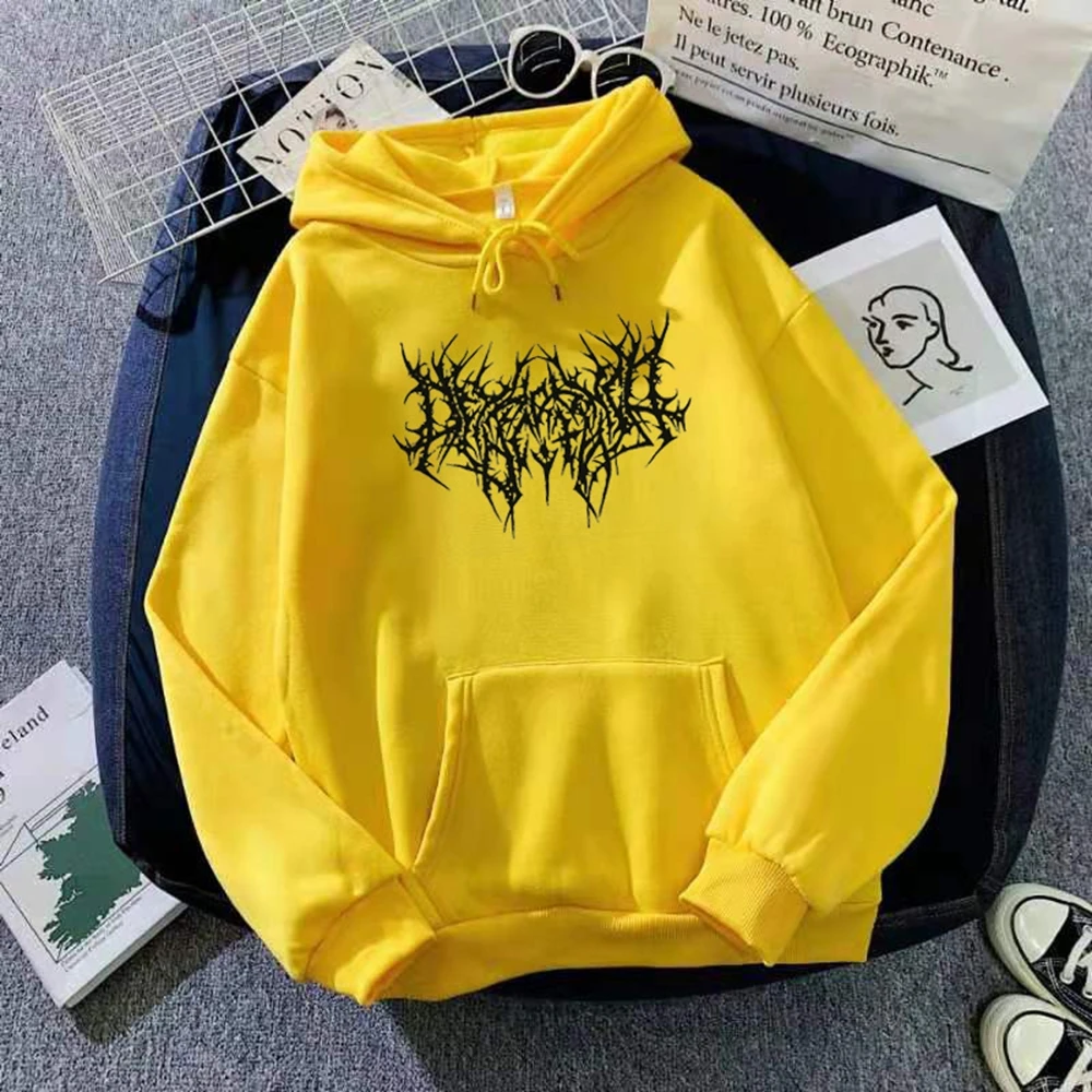 

Hot Winter Cheap Women Thicken Dark Punk Hooded oversized Hip Hop style hoodie plus size winter sweatshirt Korean streetwear top