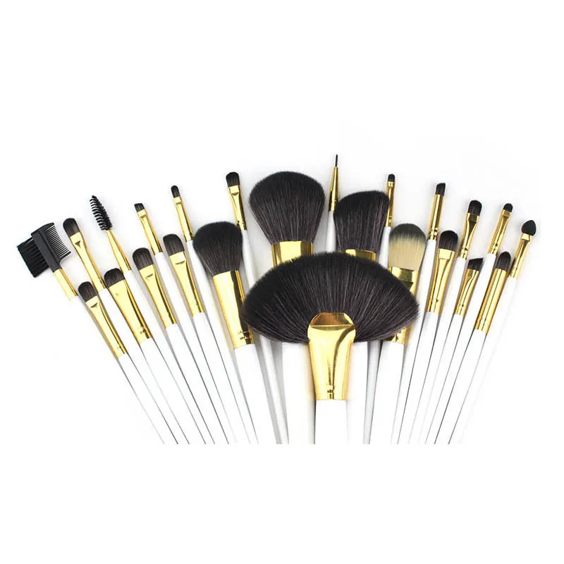 24pcs Makeup Brush Sets Professional Cosmetics Brushes Eyebrow Powder Foundation Shadow Pinceaux Make Up Beauty Tools Brochas | Красота и