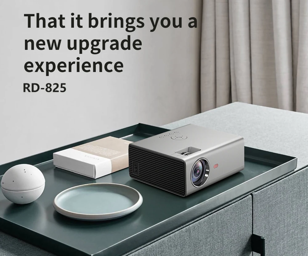 RD 825 LCD Портативный беспроводной синхронизированный дисплей с проектором