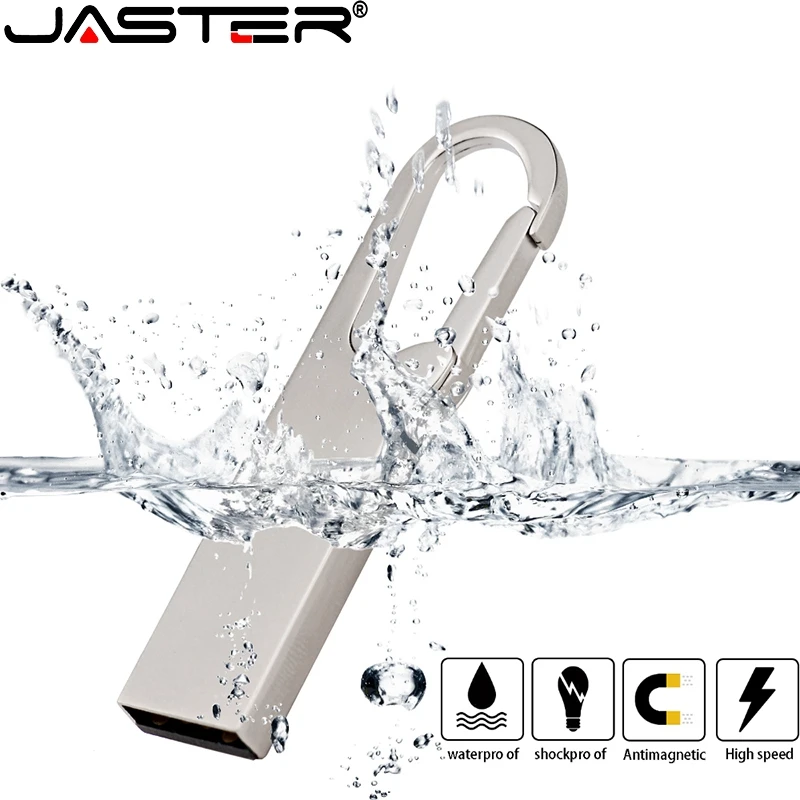 USB флеш-накопитель JASTER металлическая кнопка 2 0 4 ГБ 8 16 32 64 128 микро-флеш-накопитель