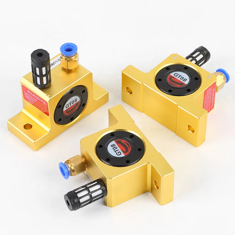 

Free Shipping G3/8" Industrial New GT Series Pneumatic Gear Vibrators Golden GT-40 free ship