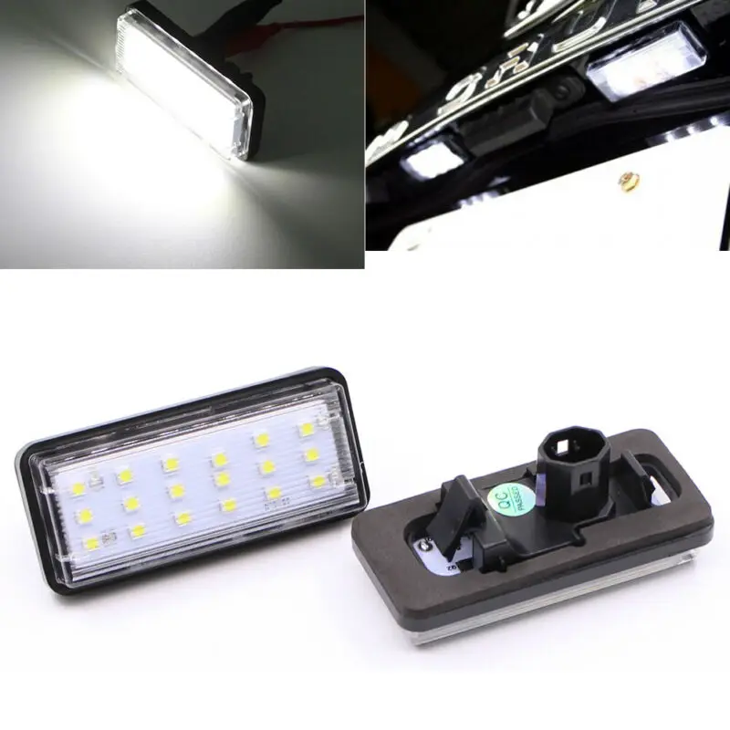 

Bulbs License Plate Light Car Auto For Toyota J100 J120 J200 Land Cruiser Prado 7000K Replacement White Error-free LED 2835 SMD