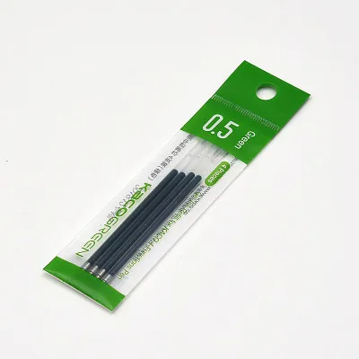 Green refills Xiaomi Mijia KACO, 4 в 1, многофункциональная ручка, 0,5 мм, черный, синий, красный, сменный механический карандаш, японские чернила, для офиса, школы - Цвет: Green refills