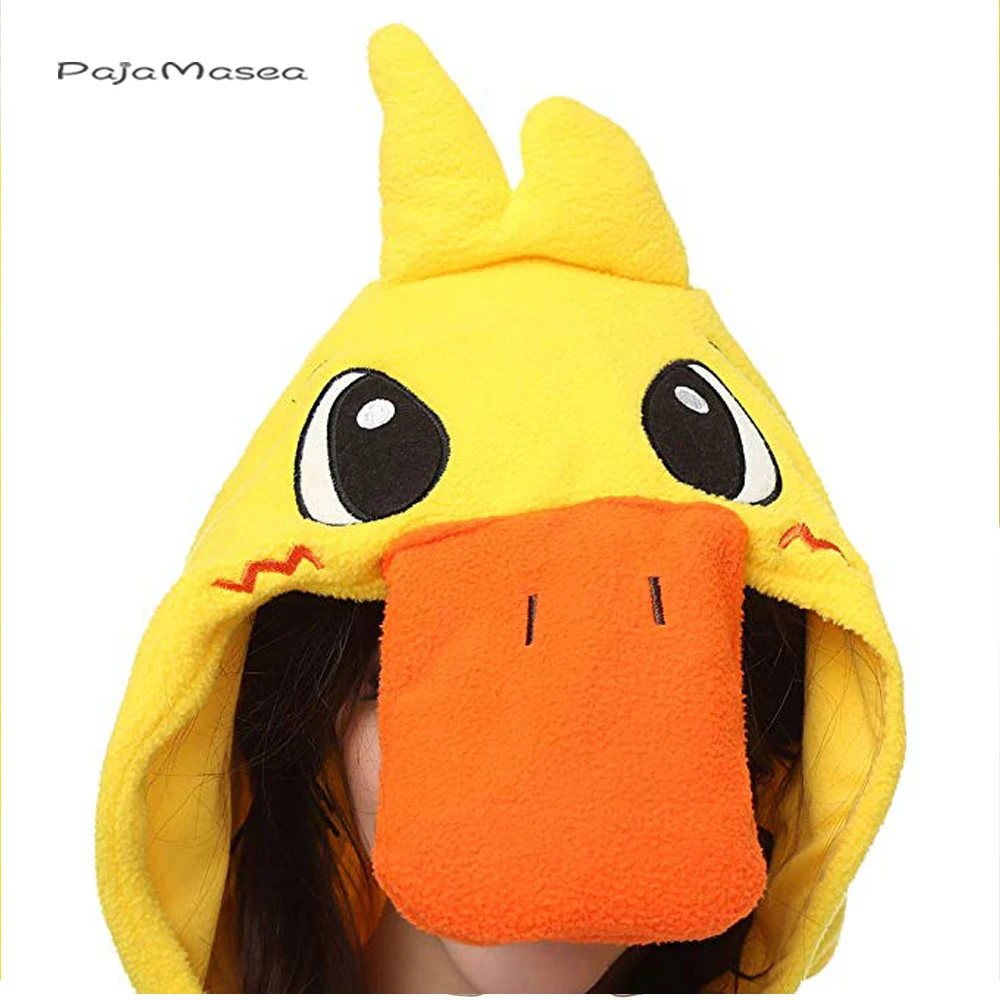 Комбинезон-Кигуруми для косплея в виде желтой утки Хэллоуина комбинезон