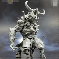 undead minotaur height is about 55mm resin model figure gk science fiction theme unassembled and unpainted kit