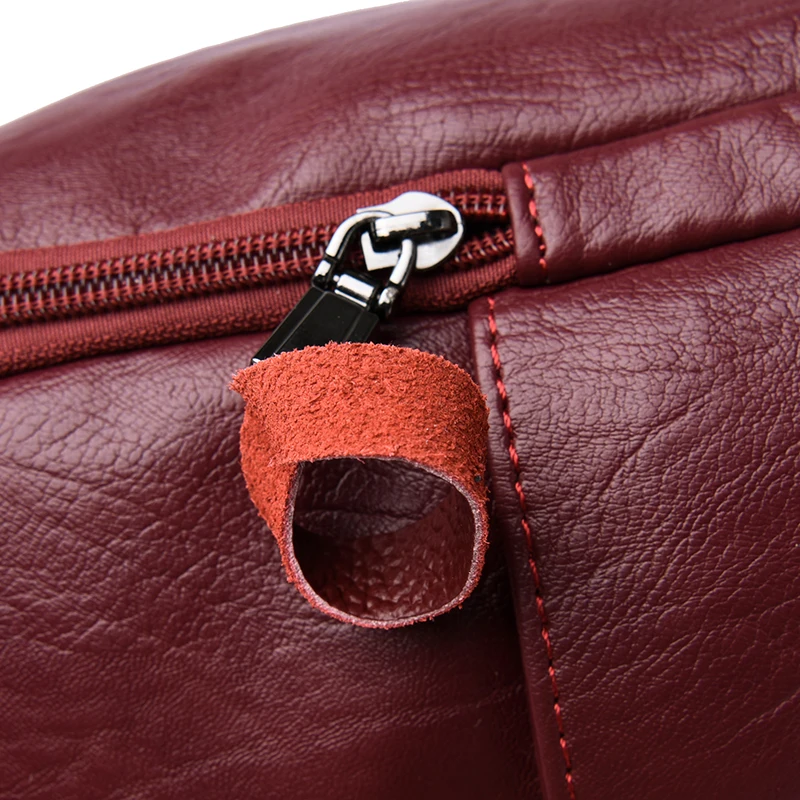 

Women Multifunction Backpack High Quality Leather Backpacks for Teenage Girls Female School Shoulder Bags Bagpack Mochila 2020