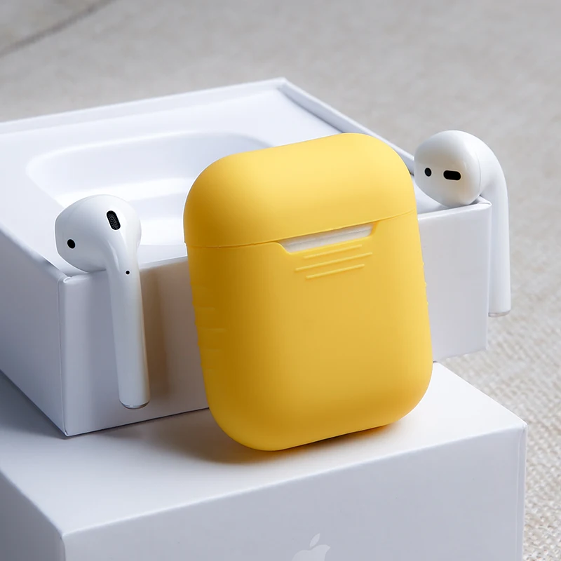 Силиконовый чехол для Apple Airpods для Air Pods чехол s для Airpods Pro Bluetooth наушники кожаный чехол для наушников Аксессуары