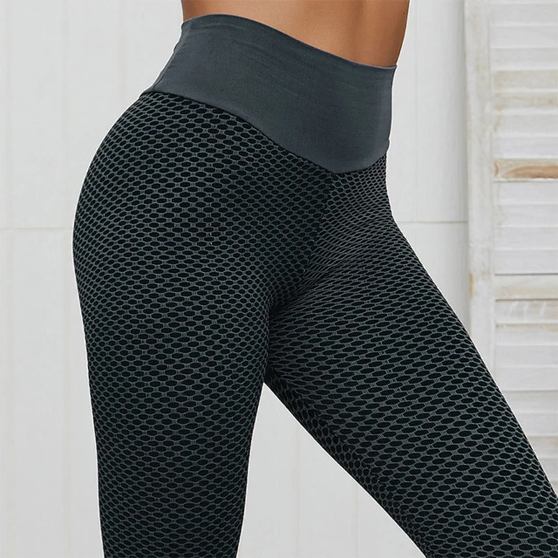 

Seamless Fitness Women Leggings Fashion Patchwork Print High Waist Elastic Push Up Ankle Length Polyester Leggings