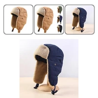 universal winter hat breathable outdoor supplies earflap russian warm bomber hats trapper hat bomber hats