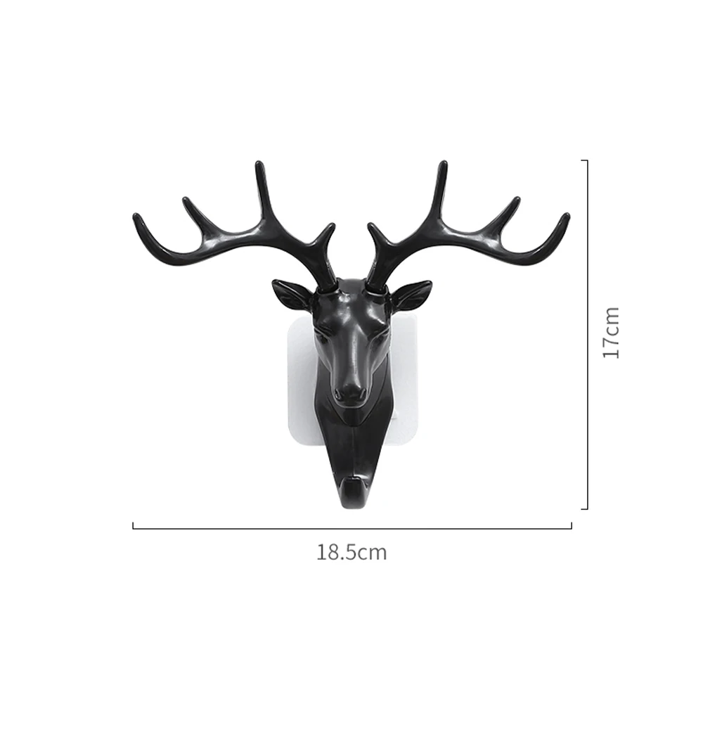 Настенный крючок в винтажном стиле рога оленя для подвешивания одежды шляпы