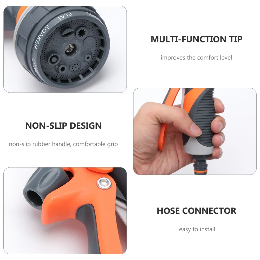 

1 Set of Gardening Supplies Household Garden Sprinkler Hose Nozzles Watering Pipe Connectors Plant Irrigation Kit (Whorl)