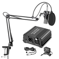 neewer nw 700 professional condenser microphone nw 35 suspension boom scissor arm stand xlr cable and mounting clamp kit
