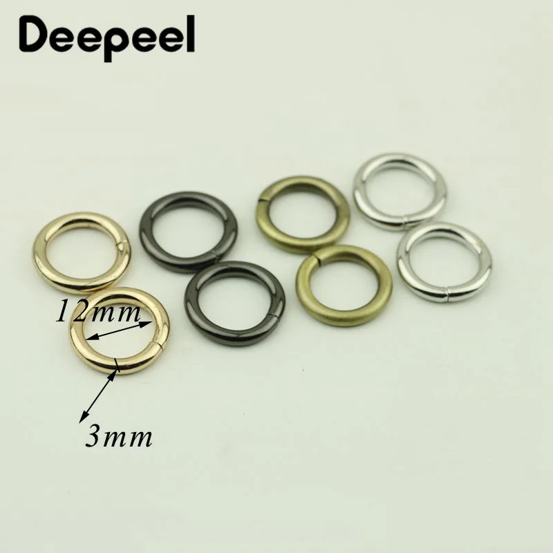 10/20 шт. 12 мм металлические застежки кольца воротник и сумка для собаки ремень цепи