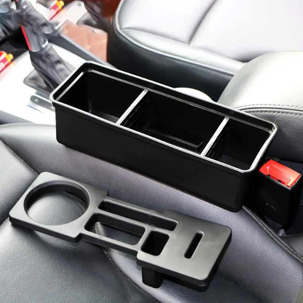 

Auto Seat Gap Organizer Car Seat Crevice Storage Box Coin Drink Phone Cigarette Holder Car Accessories Container