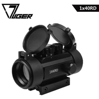 luger 1x40 red green dot sight rifle scope 11mm and 20mm rail hunting optics holographic red dot sight tactical scope for gun
