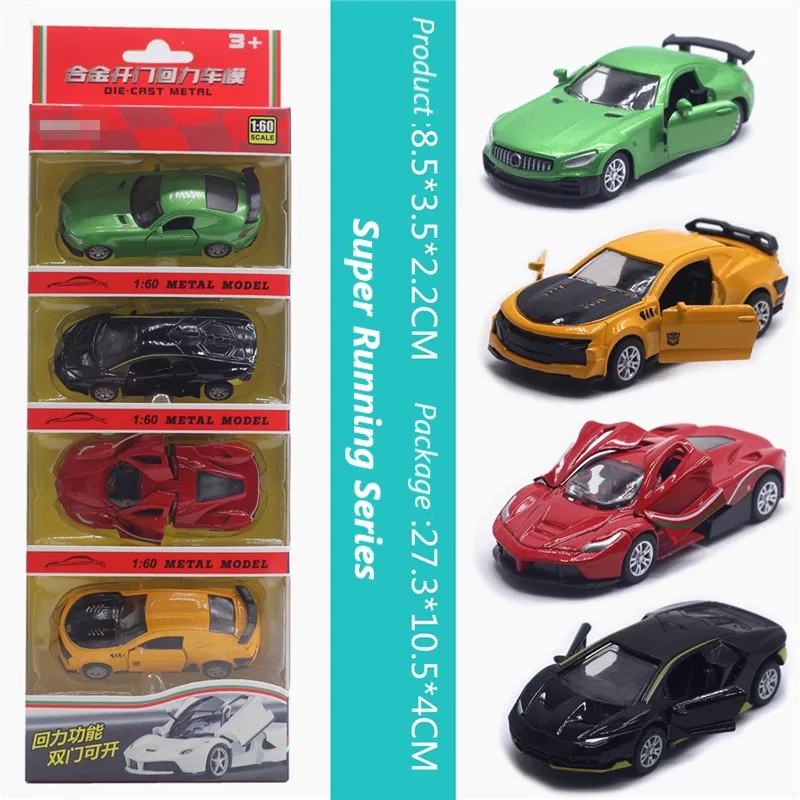 Литой масштаб 1:60 игрушечный автомобиль из сплава Металлическая Имитация