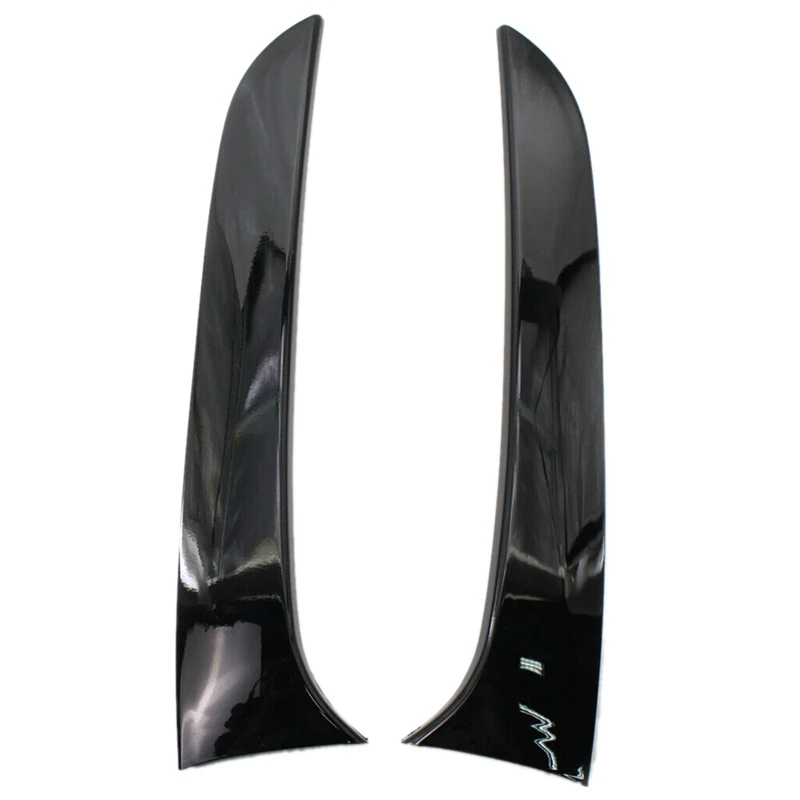 

for 1 Series F20 2010-2014 Rear Window Spoiler Side Wing Cover Trim Bright Black