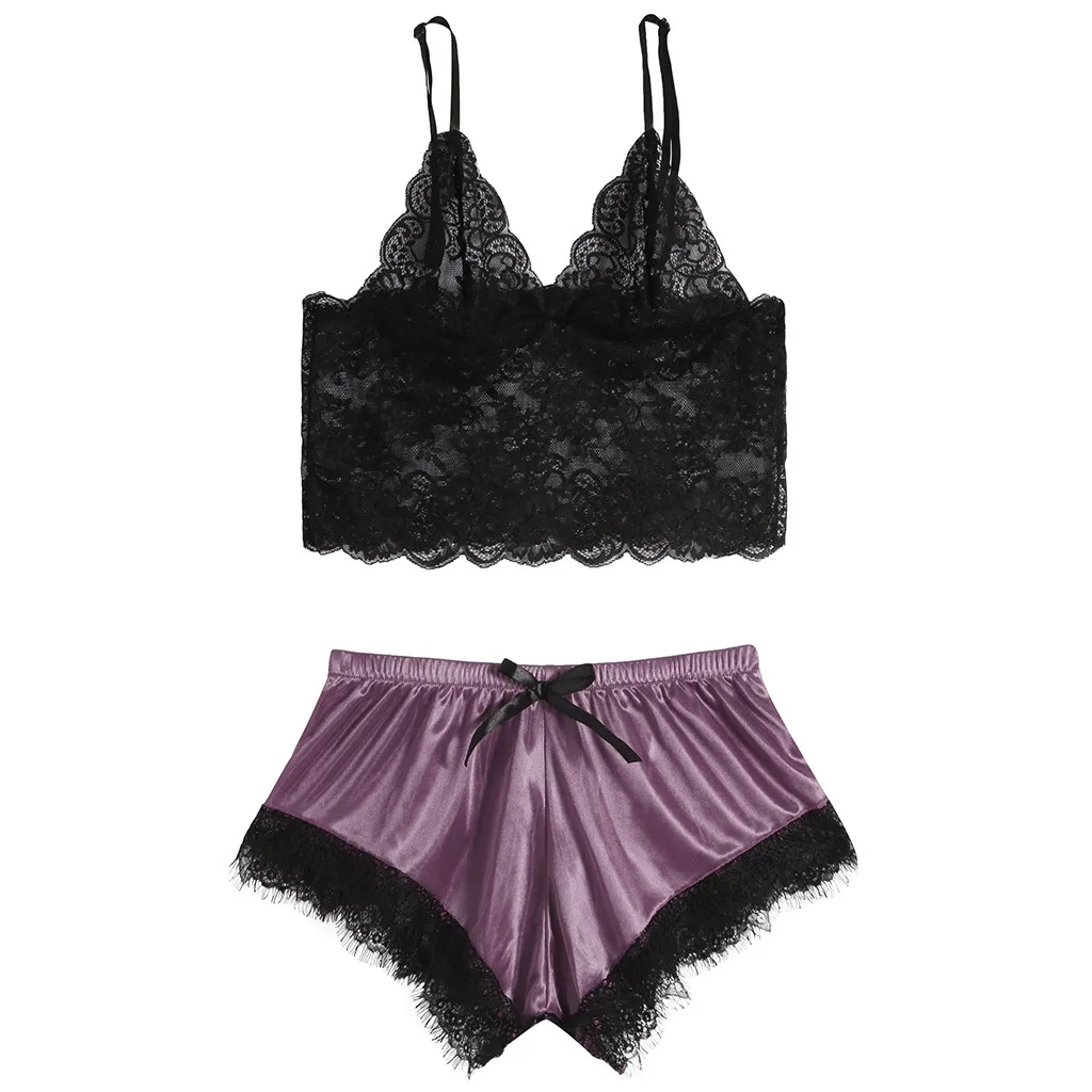 Комплект кружевных халатов женское сексуальное модное нижнее белье ночная
