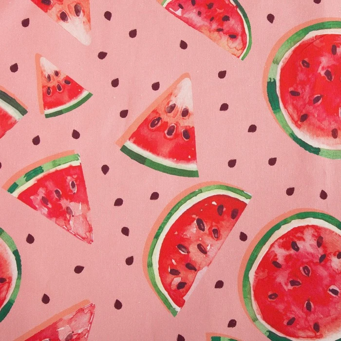 Pillow on bench Ethel Watermelon rep impregnated VMGO a 100% cotton Home and kitchen products Textile Garden |