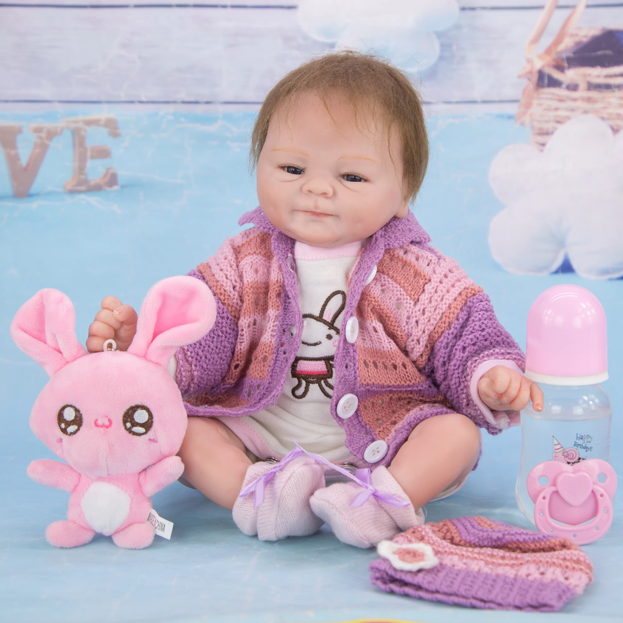Мягкие силиконовые куклы-Младенцы KEIUMI 17 дюймов Реалистичная кукла-младенец