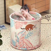 portable inflatable bathtub shower bathroom winter sitz foldable baby bathtub bucket spa baignoire pliable household products 50
