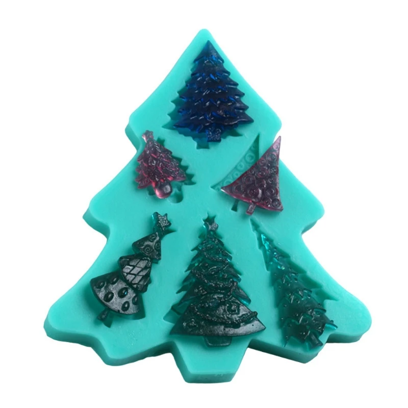 

Christmas Tree Epoxy Resin Pendant Silicone Mold Party Xmas Gift Handmade Christmas Tree Soap Molds Christmas Mold Tools