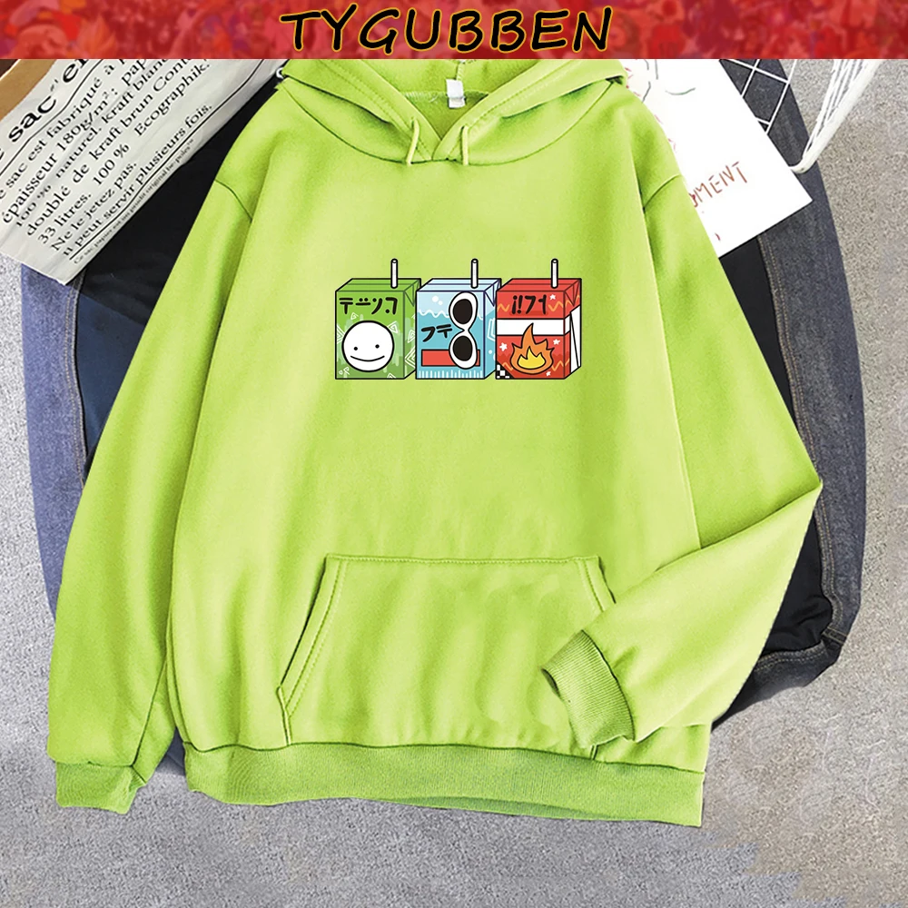 

Dream Team Juice Boxes Hoodie Dream Smp Aesthetic Harajuku Hoodie Sweatshirt For Women 2021 Autumn Winter Oversized Y2k Hoodie