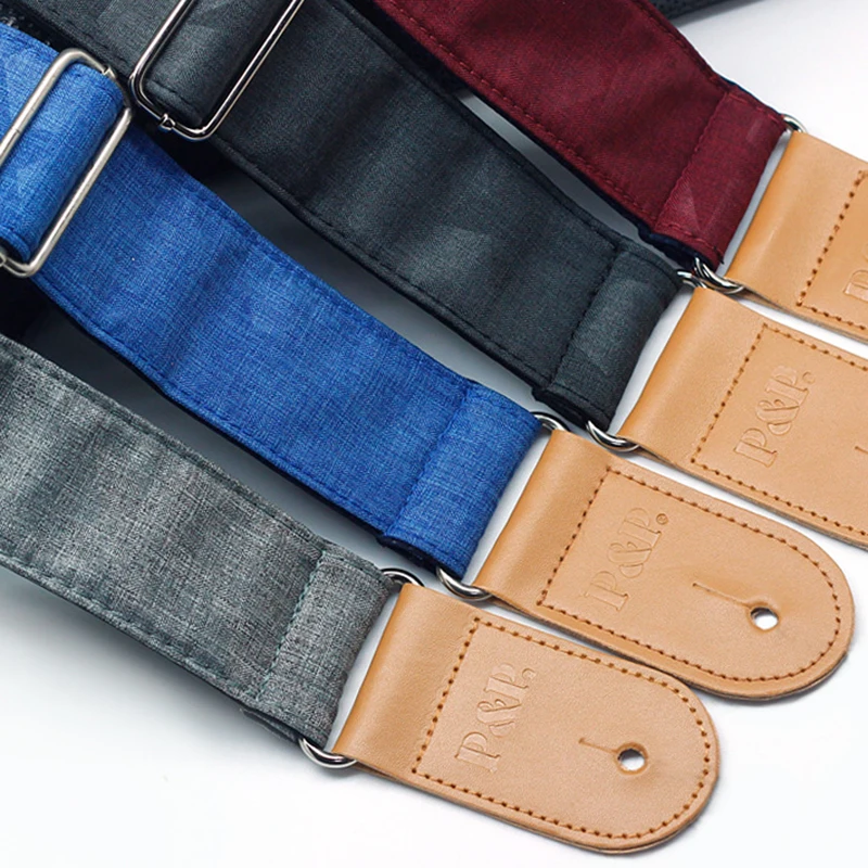 Ремешок для гитары из дышащего хлопка дайвинга мягкий толстый ремешок