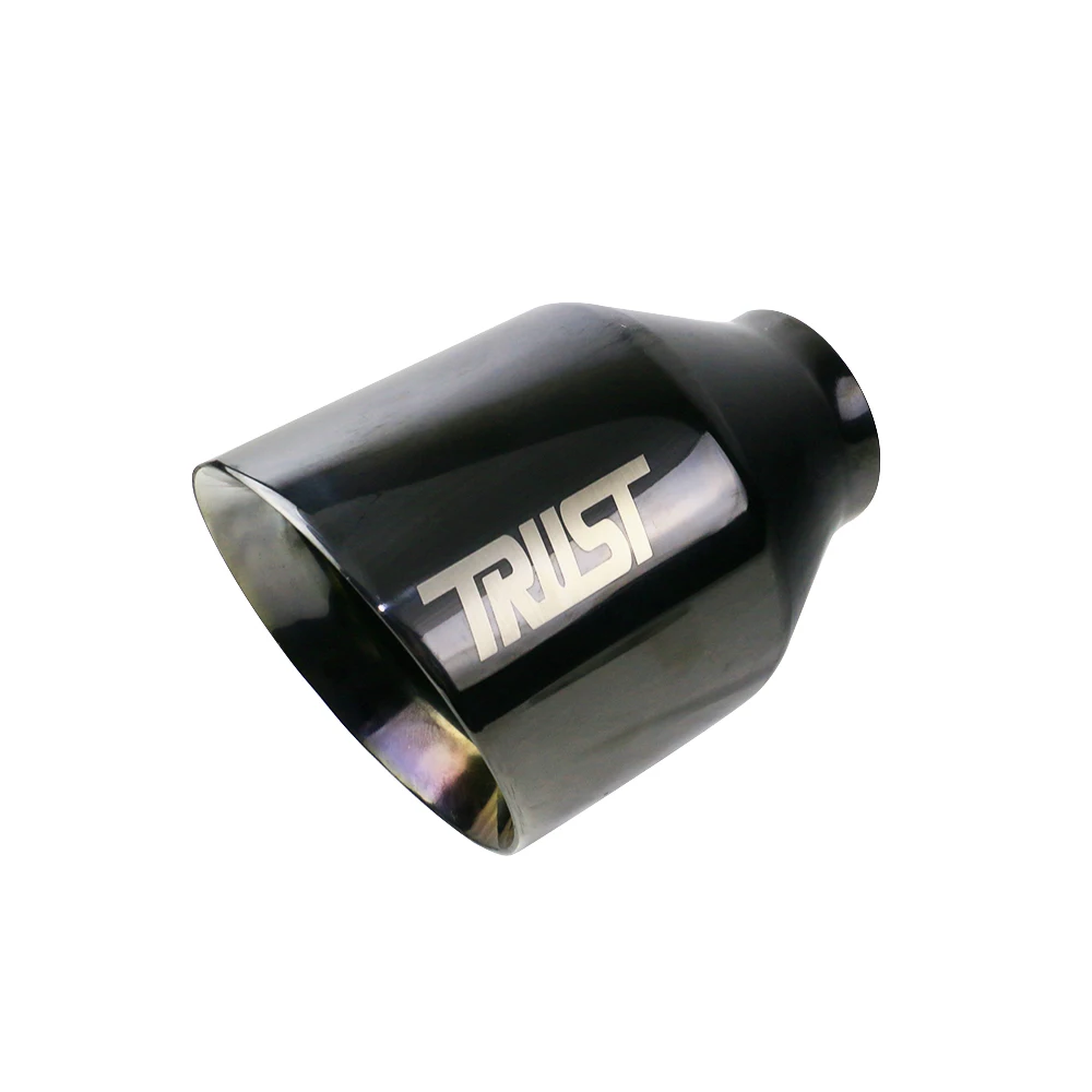 Выхлопная труба с логотипом TRUST Laser Концевая из нержавеющей стали 2.0.1