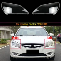 car headlamp lens for hyundai elantra 2008 2009 2010 replacement auto shell cover glass lamp headlight lampcover shell lampshade