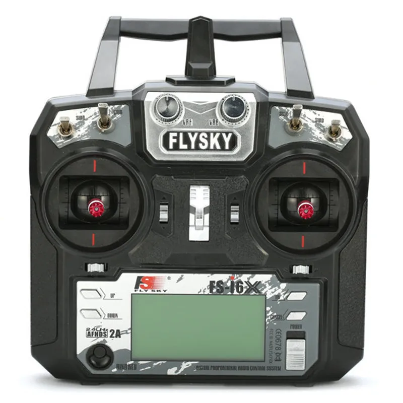 

Передатчик Flysky i6X FS-i6X 2,4 ГГц 10CH AFHDS 2A RC с приемником X6B/IA6B/A8S для FPV радиоуправляемого дрона