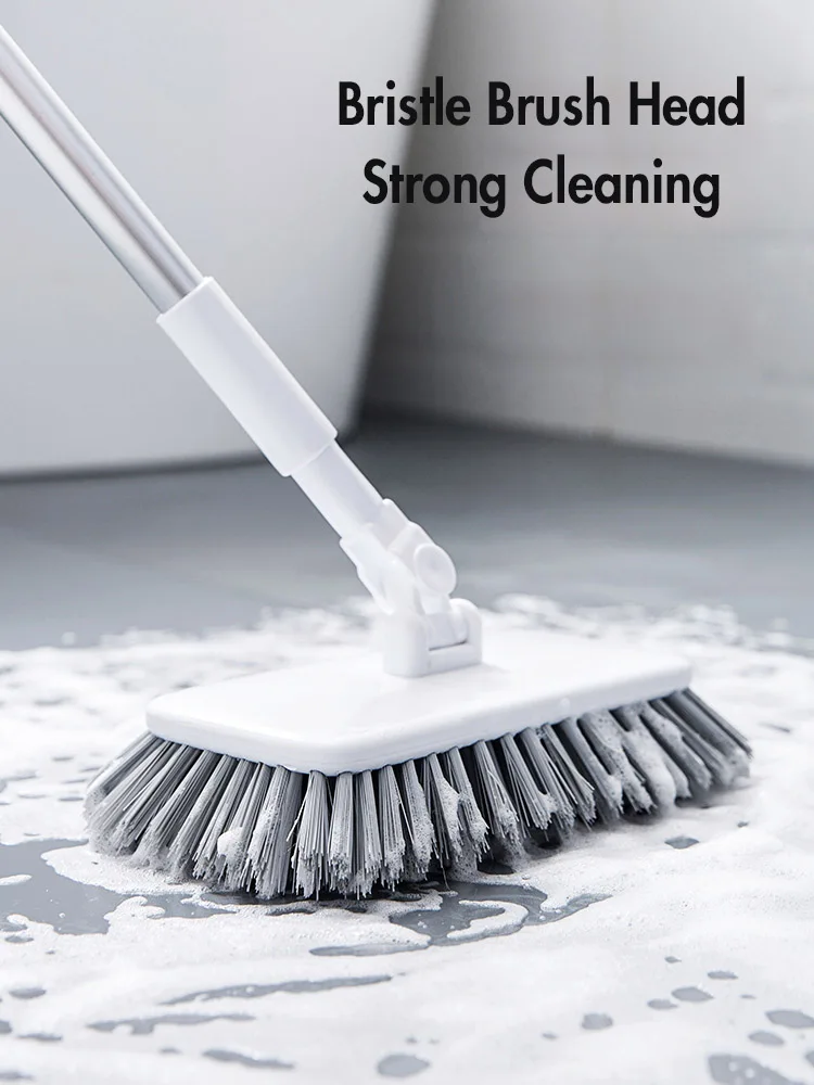 

Щетка для чистки с длинной ручкой, инструменты для чистки ванной, выдвижная щетка для пола, щетка для чистки плитки, щетка для мытья туалета ...