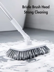 Щетка для чистки с длинной ручкой, инструменты для чистки ванной, выдвижная щетка для пола, щетка для чистки плитки, щетка для мытья туалета с длинной ручкой
