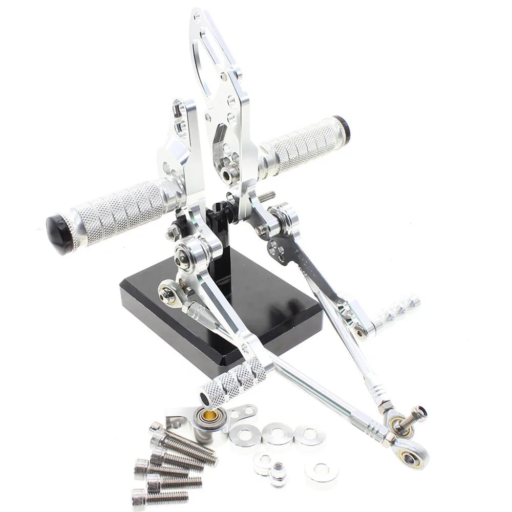 For Ducati Streetfighter 848 1100 Adjustable Aluminum Motorcycle Rearset Footrest Footpeg Pedal Motor Rear Set Foot Peg | Автомобили и