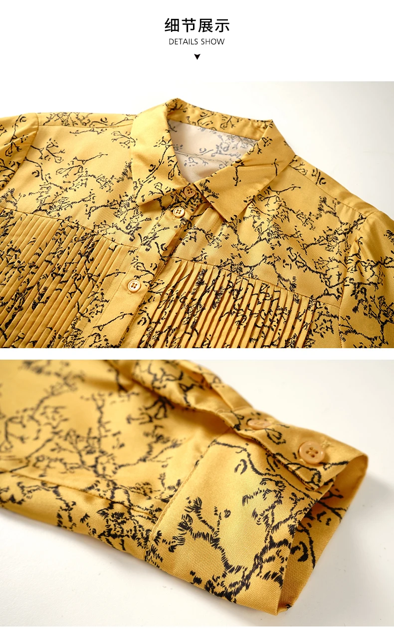 Большие размеры Новинка осени 2020 высококачественное желтое свободное платье