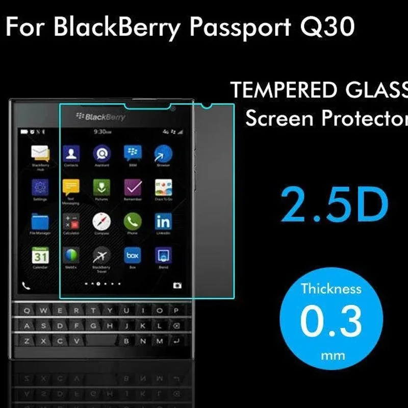 Закаленное стекло для защиты экрана Rim BlackBerry Passport Q30 защитная пленка 2 5 9h Blackbarry SQW100