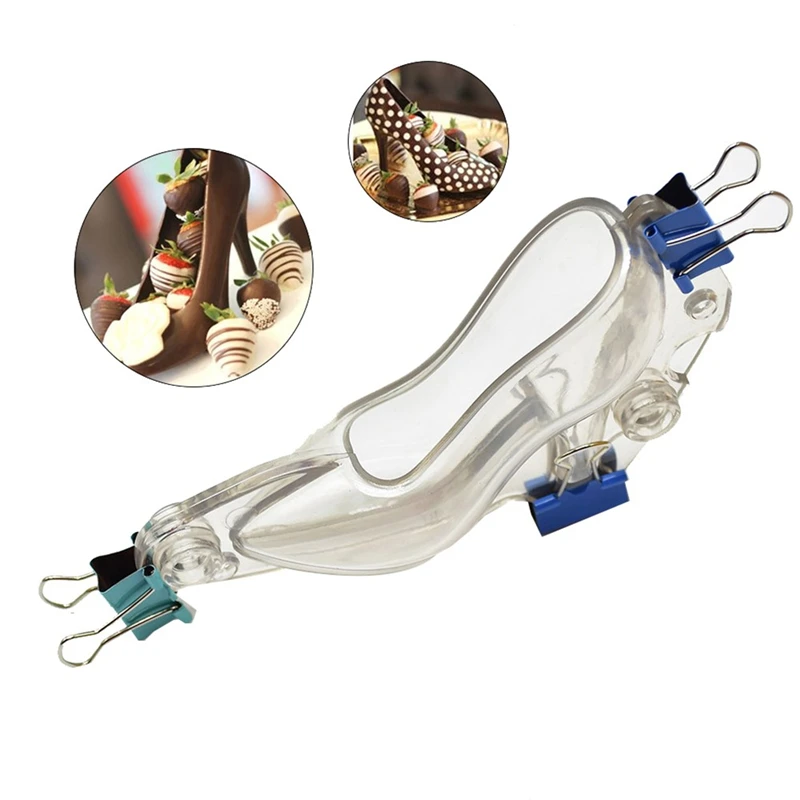 Шоколадный торт плесень 3D обувь на высоком каблуке конфеты сахарное желе формы