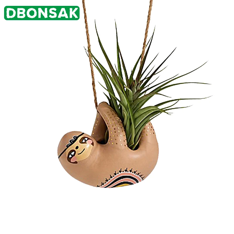 Настенная подвесная ваза подвесные керамические ленивые цветочные горшки