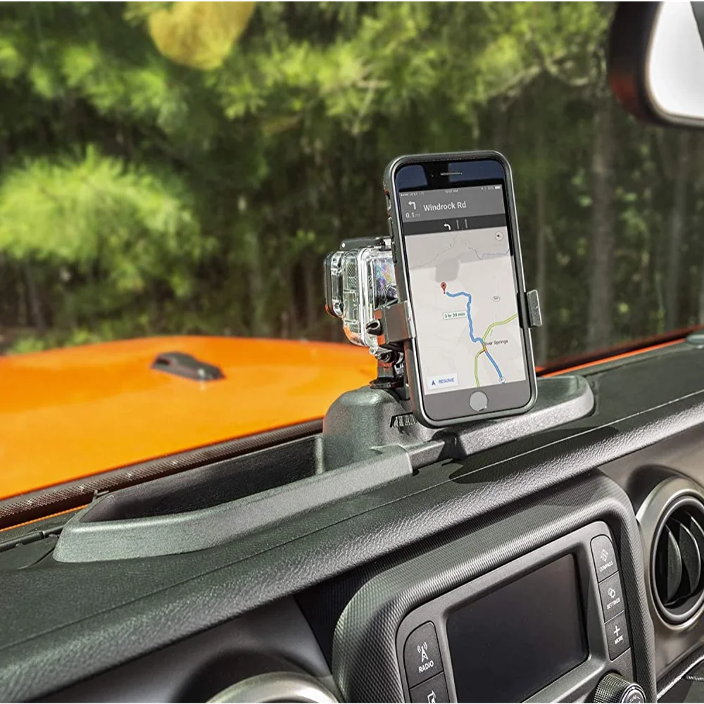 1pcs high quality multi function organizer box mobile phone holder accessories for jeep wrangler jl 2018 2019 interoir parts free global shipping
