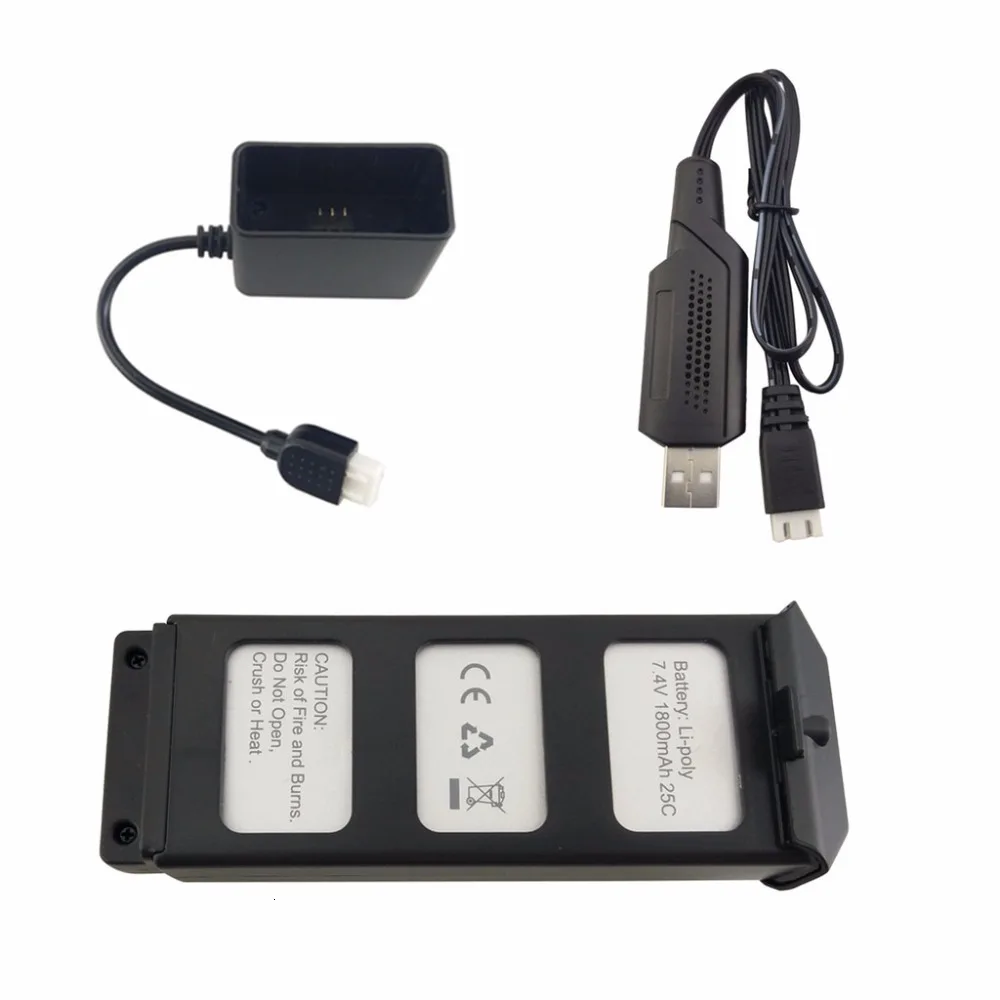 Аккумулятор 7 4 В 1800 мАч с USB кабелем для зарядки MJX B5W Bugs 5W F20 аксессуары