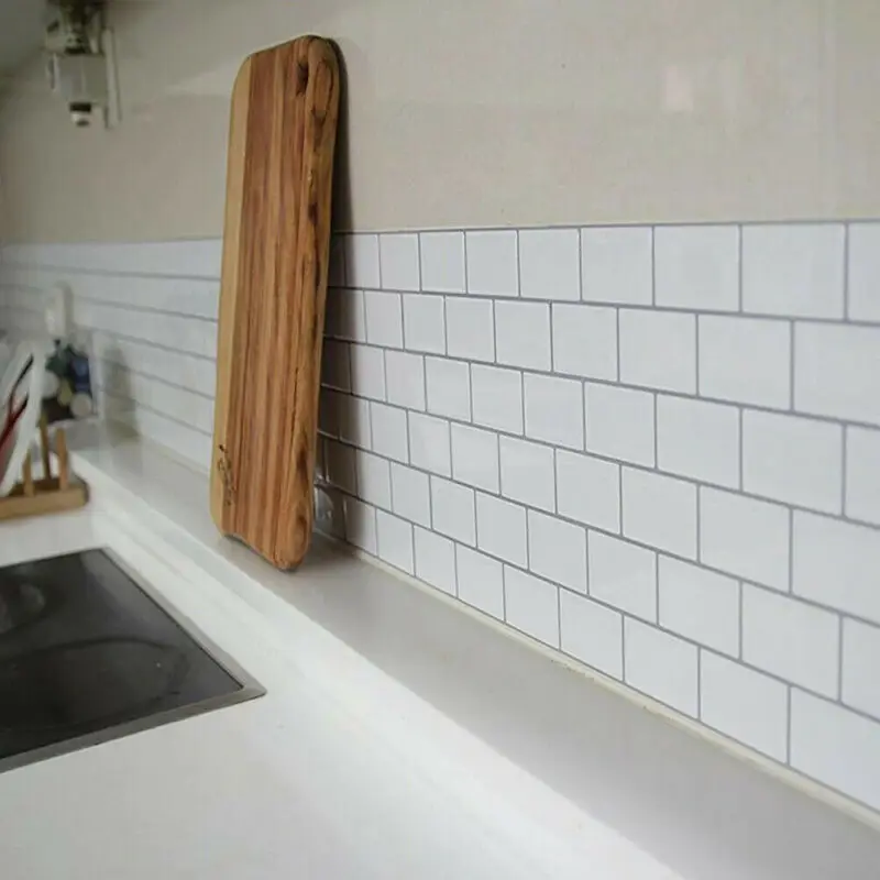 3D самоклеящаяся плитка фартук настенная для кухни мозаика ванной кирпичные