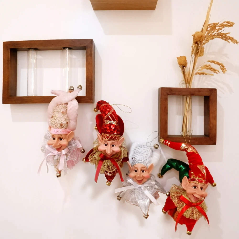 Christmas Home Decor New Year Goods 2021 Tree Wall Door Window Ornaments Elf On The Shelf Xmas Gift | Дом и сад