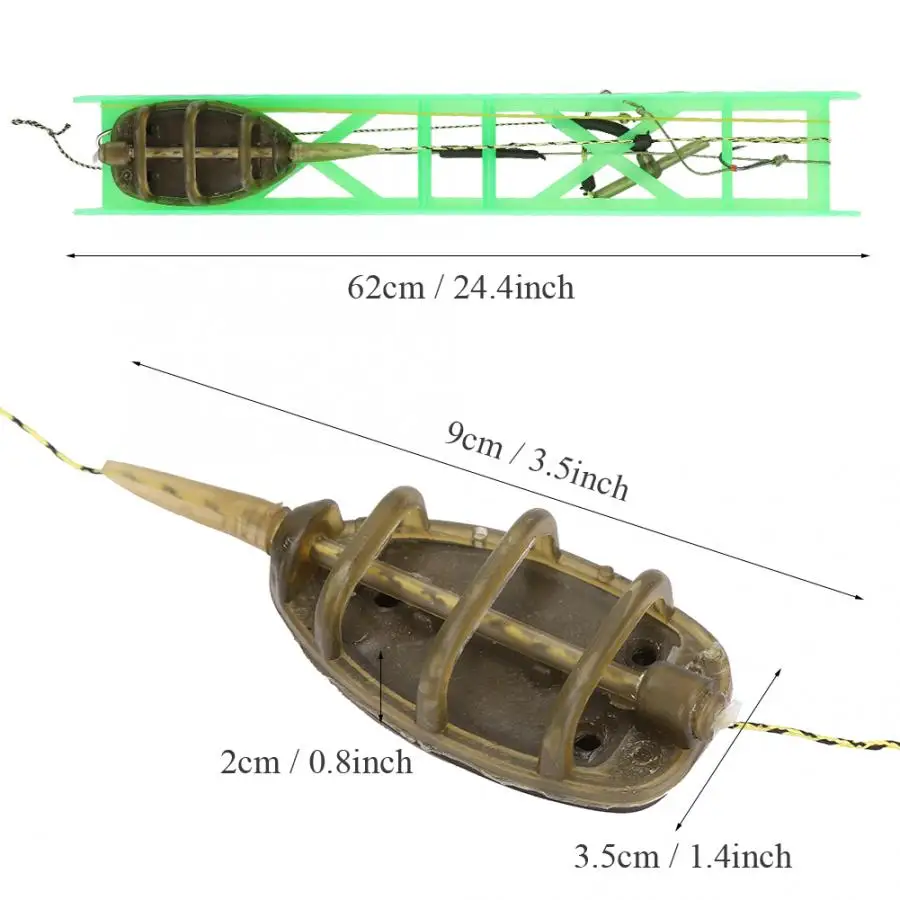 Приманка-Фидер для рыбалки 4 шт. 40 г | Спорт и развлечения