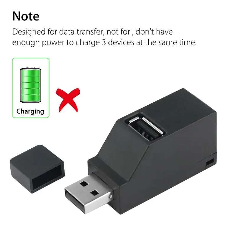 Высокая Скорость 3 Порты и разъёмы USB 2 0 Multi HUB разветвитель расширения настольных