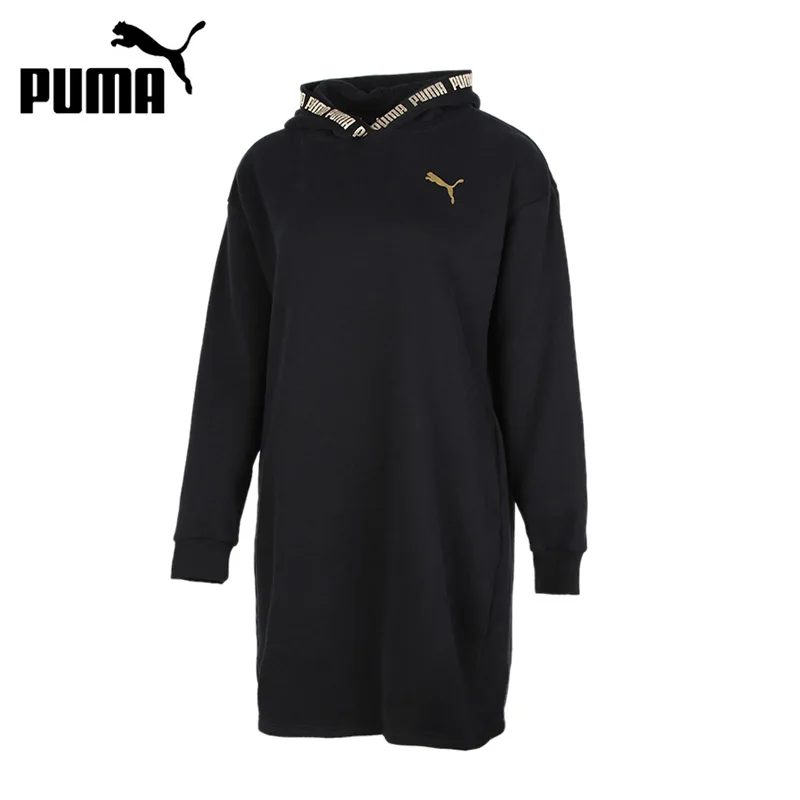 

Original New Arrival PUMA METALLIC NIGHTS Hooded Sweat Dress Women's Pullover Hoodies Sportswear