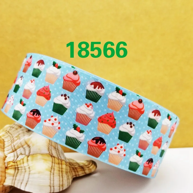 18566 50 ярдов мультфильм печатных корсажная лента 18569 - Цвет: 18566