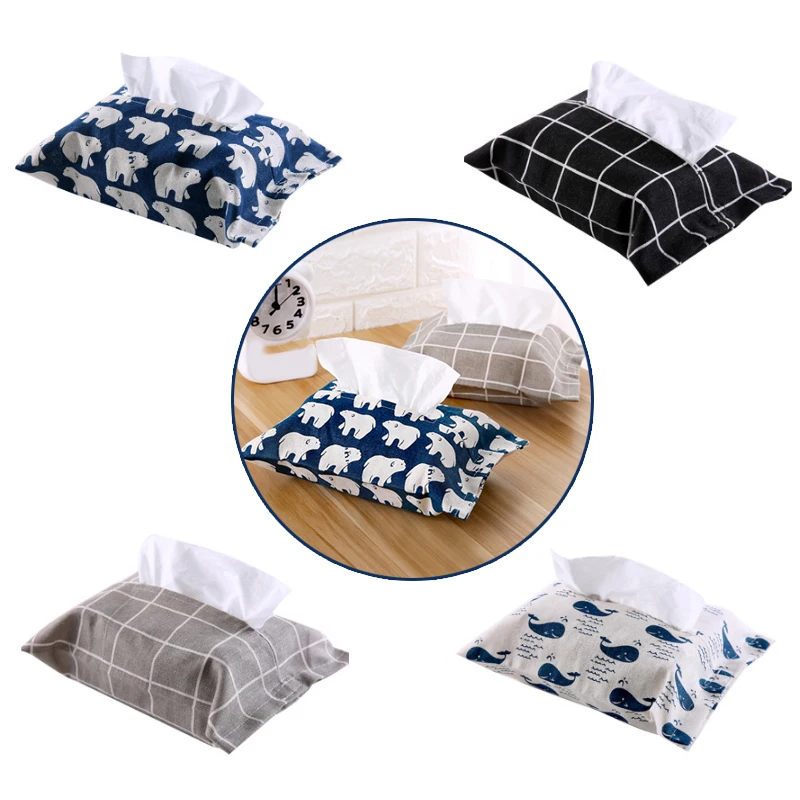 SUEF 1 шт. симпатичный портативный хлопковый держатель для полотенец бумажный