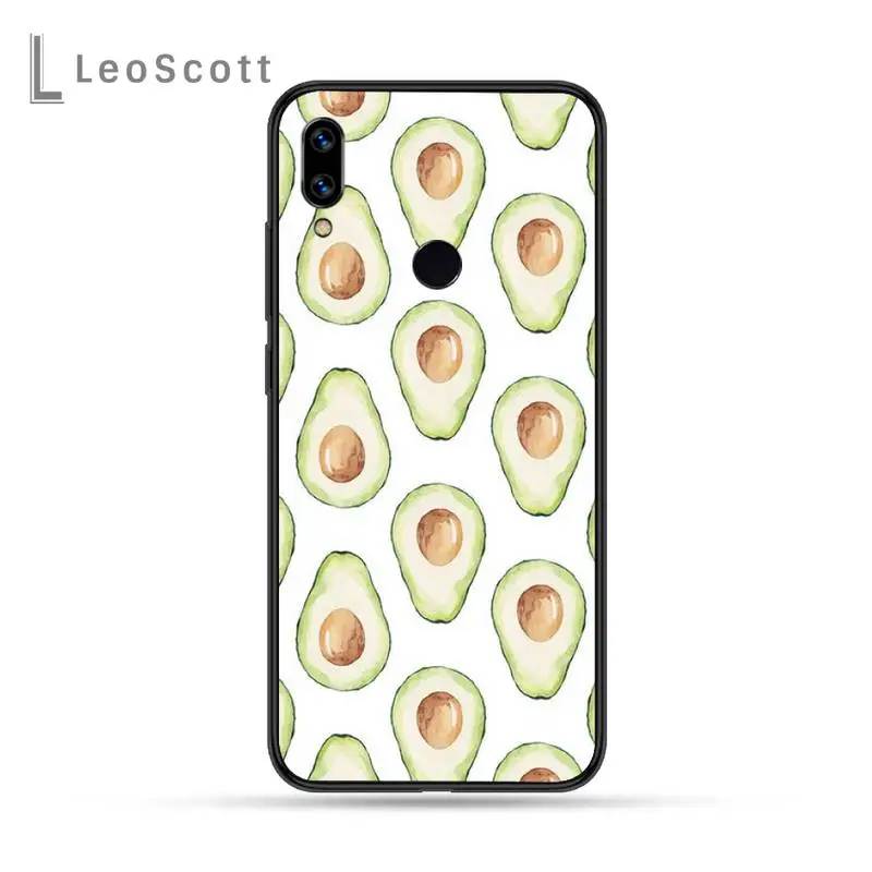 

avocado aesthetic Gteen Fruit Food Phone Case For Xiaomi Redmi Note 4 4x 5 6 7 8 pro S2 PLUS 6A PRO