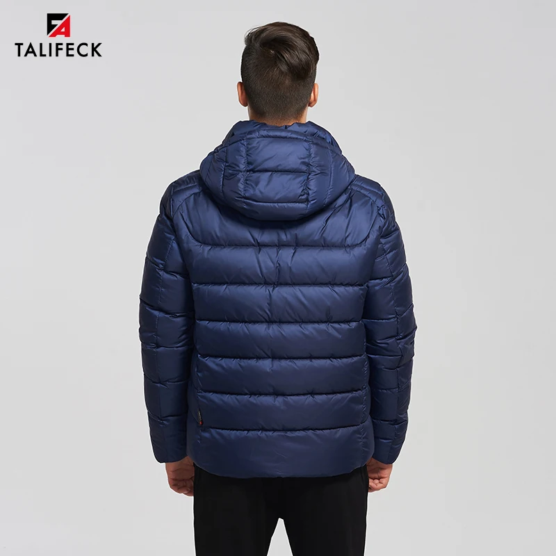 2020 Новинка Зимняя Куртка Мужская Пальто Мужское Стеганая Парка Бренд Теплая С